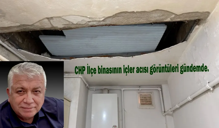 Yeni yönetimden dikkat çeken paylaşım: CHP İlçe binasının içler acısı görüntüleri gündemde.
