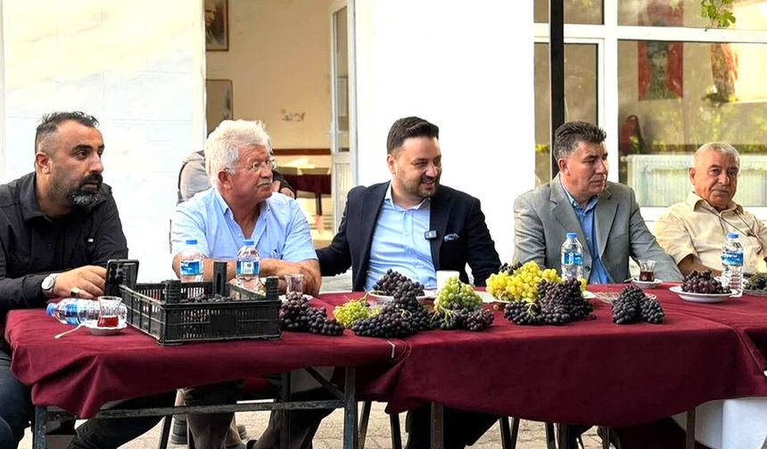 Aygün, Çökek ve Sofular köylerinde vatandaşlarla buluştu.