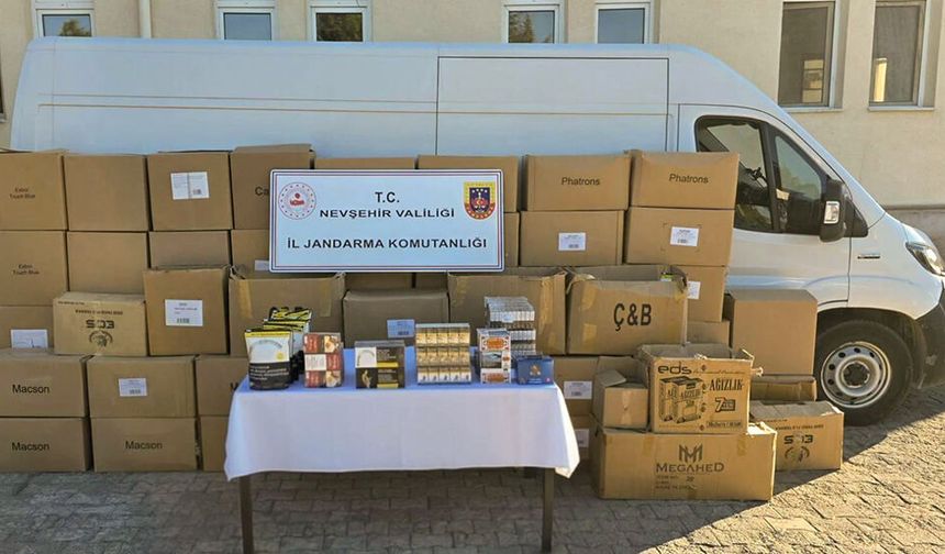 NEVŞEHİR’DE KAÇAK TÜTÜN OPERASYONU.