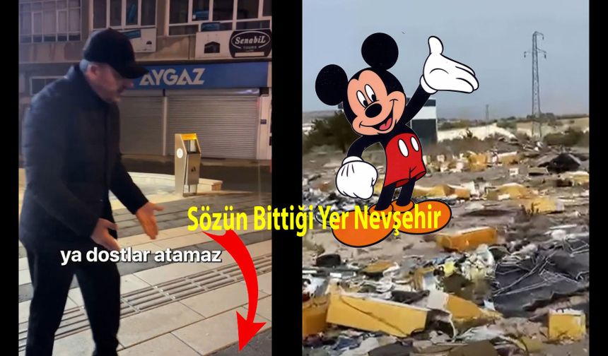ÇÖP ALANIMIZ HAYIRLI OLSUN! NEVŞEHİR’DE SEBZE HALİ YANI ÇÖPLÜĞE DÖNDÜ.