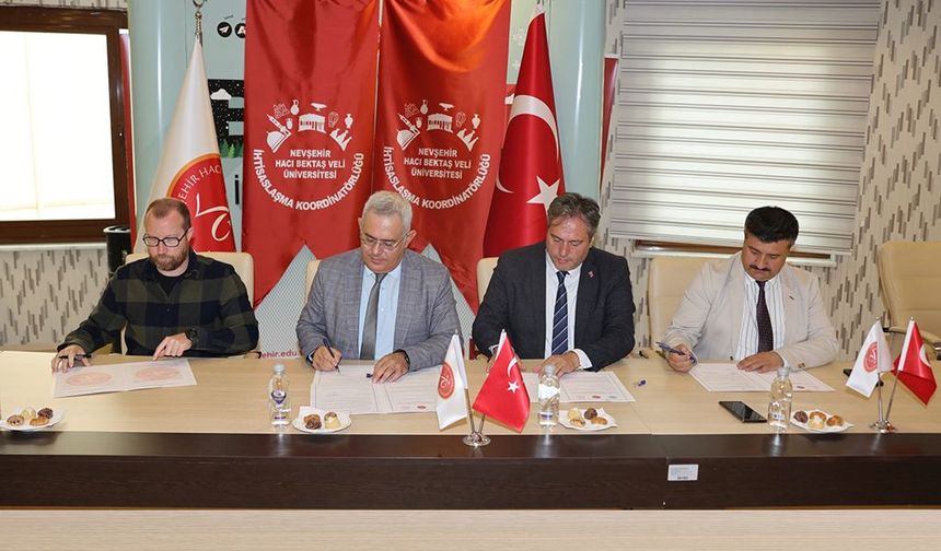 NEVÜ, Kayseri Büyükşehir Belediyesi ve Kayseri Müzesi Arasında Kültürel Miras İş Birliği Protokolleri İmzalandı.