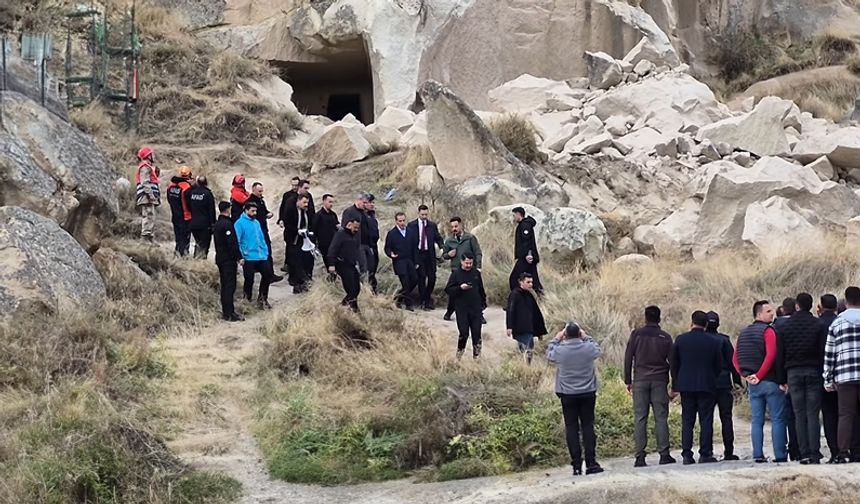 GÖREME’DE FACİA: PERİ BACASINDAN KAYA KOPTU! 2 ÖLÜ, 3 YARALI