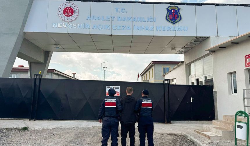 Nevşehir’de Kesinleşmiş Hapis Cezasıyla Aranan Şahıs Yakalandı.