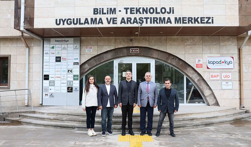 Kapadokya Alan Başkanı Aslanbay’dan Rektör Aktekin’e Ziyaret.