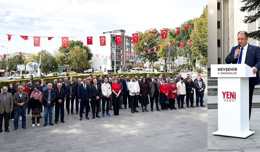 YENİ PARTİ NEVŞEHİR İL BAŞKANI BÜLENT YUMUŞ: "CUMHURİYETİMİZE VE ATATÜRK’ÜN EMANETİNE SAHİP ÇIKMAYA DEVAM EDECEĞİZ"