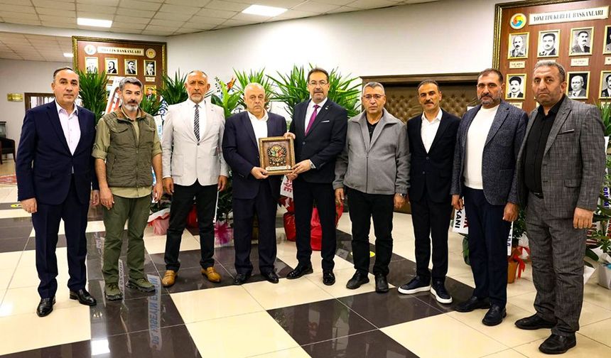 Nevşehir basınından NTSO’nun yeni yönetimine hayırlı olsun ziyareti.