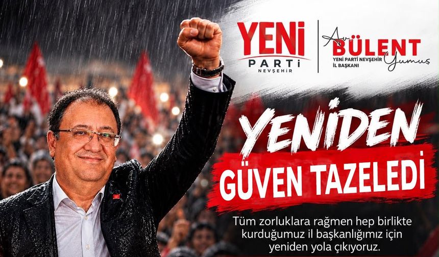 NEVŞEHİR’DE SANDIKTAN GÜÇLÜ MESAJ! 2 ADAY YARIŞTI, 751 OY FARKLA BÜLENT YUMUŞ KAZANDI!