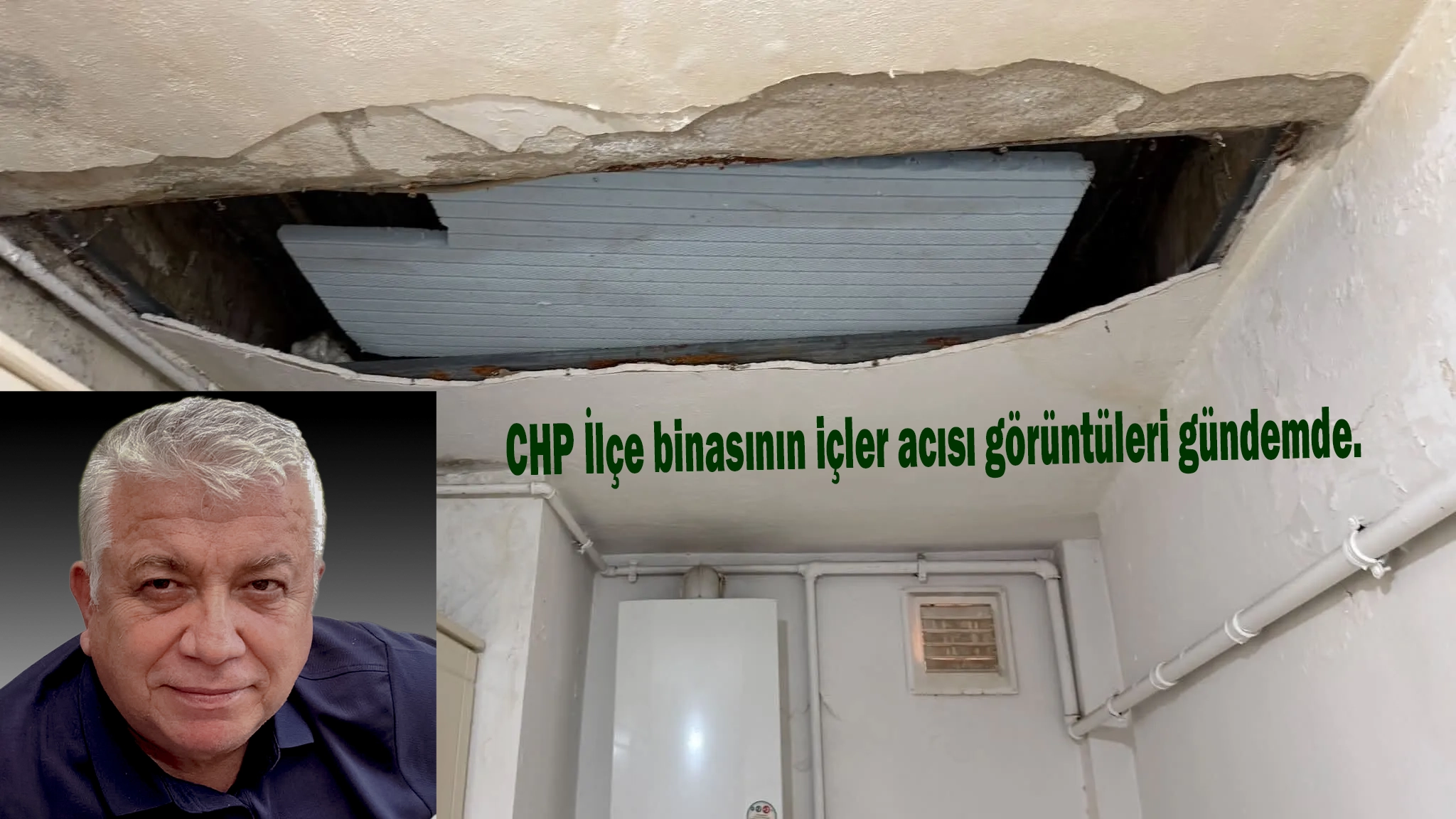 Yeni yönetimden dikkat çeken paylaşım: CHP İlçe binasının içler acısı görüntüleri gündemde.