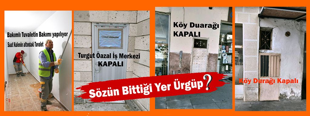 Sözün Bittiği Yer Ürgüp! Vatandaşlar Belediyeden Acil Hizmet Bekliyor.